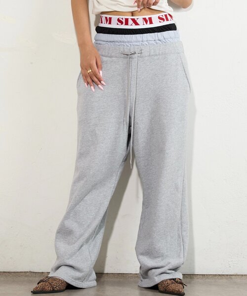 FCRCグレー スウェットパンツ M Six M（シックスエム）の「Six M/シックスエム トリプル