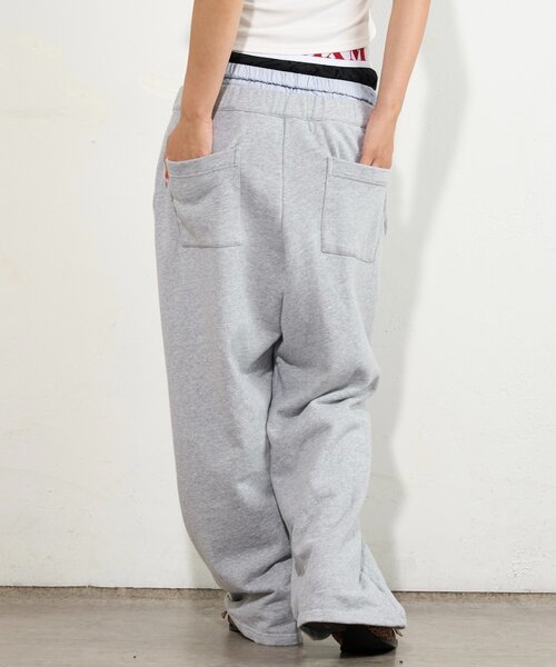 Six M(シックスエム)の「【新色追加】Six M/シックスエム トリプルレイヤードパンツ(その他パンツ・レディース・チャコールグレー/グレー/ブラック/ネイビー/ブラウン/ブラック系その他・FREE)」の14枚目の写真