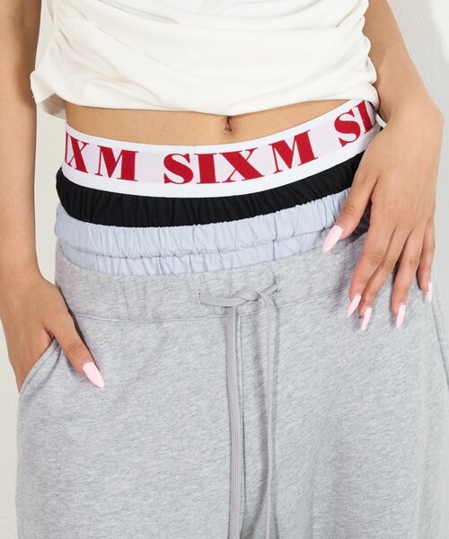 Six M(シックスエム)の「【新色追加】Six M/シックスエム トリプルレイヤードパンツ(その他パンツ・レディース・チャコールグレー/グレー/ブラック/ネイビー/ブラウン/ブラック系その他・FREE)」の13枚目の写真