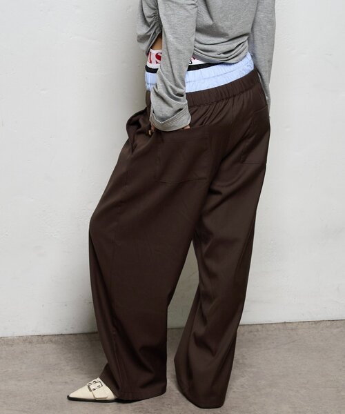 ohta 2015aw グラデーションスウェットレイヤード パンツ 新色追加】Six M/シックスエム トリプルレイヤードパンツ（その他