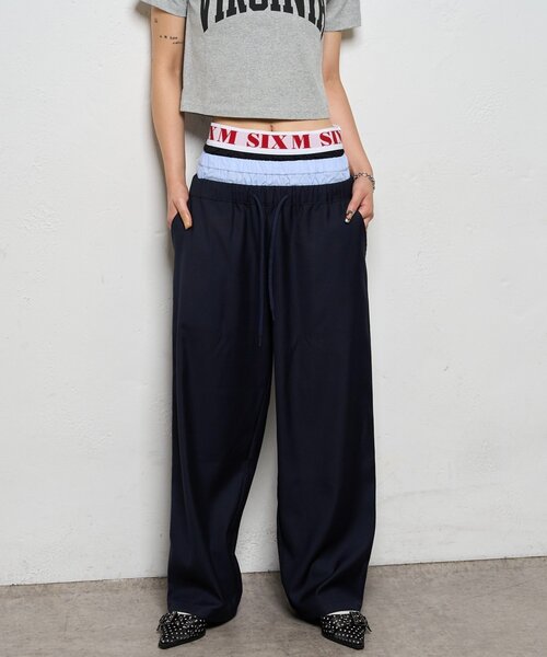 ohta 2015aw グラデーションスウェットレイヤード パンツ 新色追加