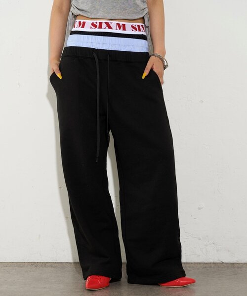 新色追加】Six M/シックスエム トリプルレイヤードパンツ