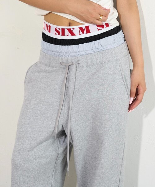Six M(シックスエム)の「【新色追加】Six M/シックスエム トリプルレイヤードパンツ(その他パンツ・レディース・チャコールグレー/グレー/ブラック/ネイビー/ブラウン/ブラック系その他・FREE)」の8枚目の写真