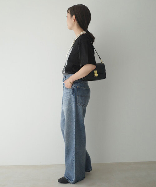 GOOD ROCK SPEED(グッドロックスピード)の「《WEB限定/追加2》GOOD ROCK SPEED SLOBE別注 LIFE PC PHOTO TEE1 C5806-03BODY(Tシャツ/カットソー・レディース・ホワイト/ブラック・FREE)」の4枚目の写真