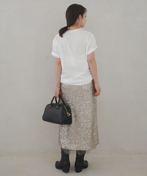 GOOD ROCK SPEED(グッドロックスピード)の「《WEB限定/追加2》GOOD ROCK SPEED SLOBE別注 LIFE PC PHOTO TEE1 C5806-03BODY(Tシャツ/カットソー・レディース・ホワイト/ブラック・FREE)」の11枚目の写真
