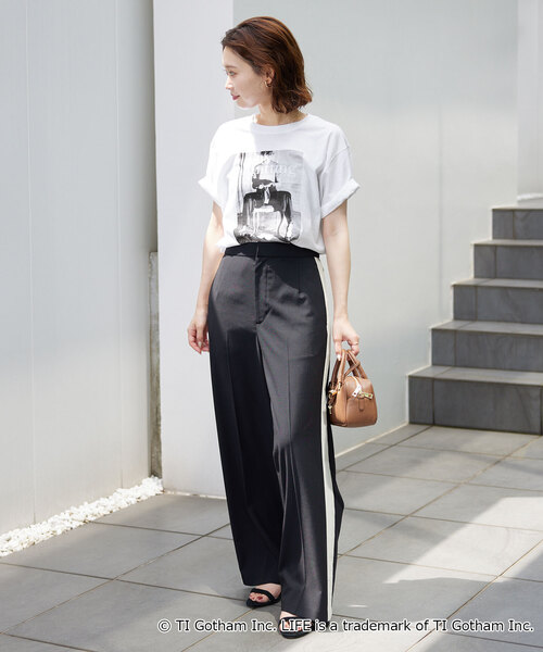 GOOD ROCK SPEED(グッドロックスピード)の「《WEB限定/追加2》GOOD ROCK SPEED SLOBE別注 LIFE PC PHOTO TEE1 C5806-03BODY(Tシャツ/カットソー・レディース・ホワイト/ブラック・FREE)」の16枚目の写真