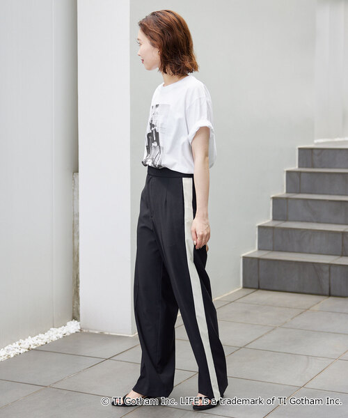 GOOD ROCK SPEED(グッドロックスピード)の「《WEB限定/追加2》GOOD ROCK SPEED SLOBE別注 LIFE PC PHOTO TEE1 C5806-03BODY(Tシャツ/カットソー・レディース・ホワイト/ブラック・FREE)」の17枚目の写真