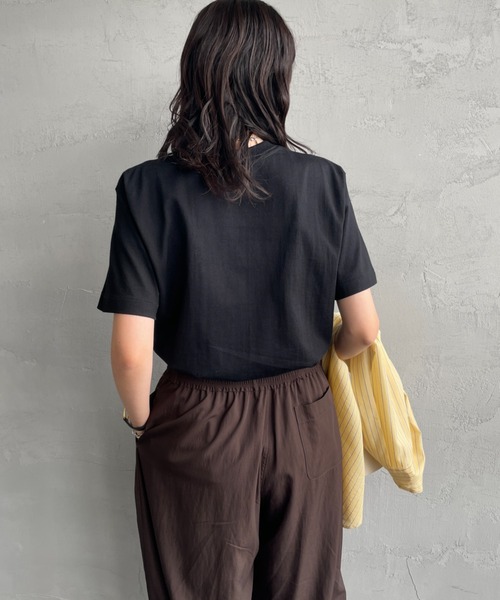 HANES（ヘインズ）の「[HANES/ヘインズ] KURO ショートスリーブ パックTシャツ（Tシャツ/カットソー・レディース・ブラック・S/M/L/XL）」の5枚目の写真