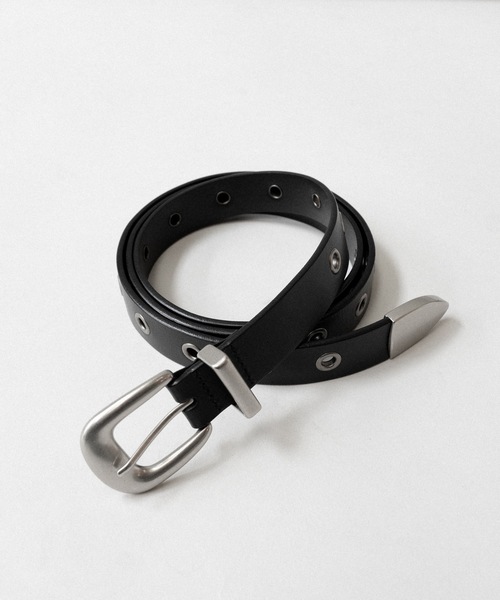 cii（シー）の「Cow leather western belt/カウレザーウェスタンベルト（ベルト・メンズ・ブラック/ダークブラウン・FREE）」の4枚目の写真