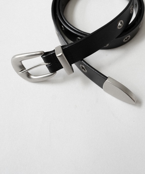 cii（シー）の「Cow leather western belt/カウレザーウェスタンベルト（ベルト・メンズ・ブラック/ダークブラウン・FREE）」の7枚目の写真