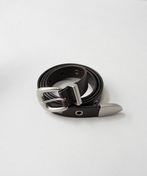 cii（シー）の「Cow leather western belt/カウレザーウェスタンベルト（ベルト・メンズ・ブラック/ダークブラウン・FREE）」の10枚目の写真