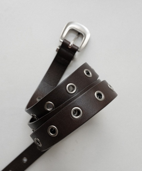 cii（シー）の「Cow leather western belt/カウレザーウェスタンベルト（ベルト・メンズ・ブラック/ダークブラウン・FREE）」の12枚目の写真