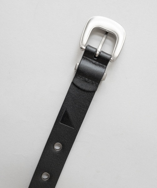 cii（シー）の「Cow leather western belt/カウレザーウェスタンベルト（ベルト・メンズ・ブラック/ダークブラウン・FREE）」の6枚目の写真