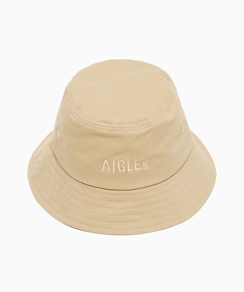 AIGLE(エーグル)の「UVカット コットンバケットハット(ハット・レディース・ベージュ/ダークブルー・M/L)」の5枚目の写真