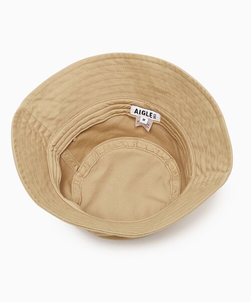 AIGLE(エーグル)の「UVカット コットンバケットハット(ハット・レディース・ベージュ/ダークブルー・M/L)」の6枚目の写真