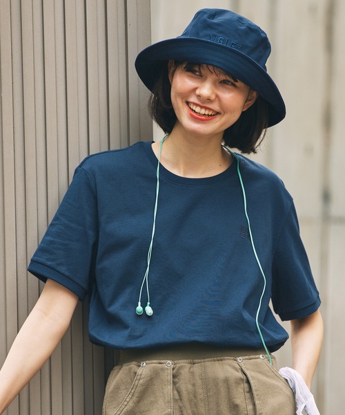 AIGLE(エーグル)の「UVカット コットンバケットハット(ハット・レディース・ベージュ/ダークブルー・M/L)」の16枚目の写真