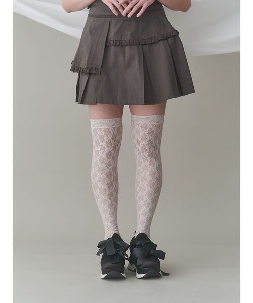 merry jenny（メリージェニー）の「リボンスニーカー（スニーカー・レディース・アイボリー/ブラック・SMALL/MEDIUM/LARGE）」の9枚目の写真