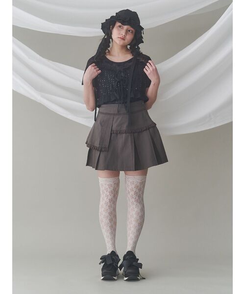 merry jenny（メリージェニー）の「リボンスニーカー（スニーカー・レディース・アイボリー/ブラック・SMALL/MEDIUM/LARGE）」の11枚目の写真