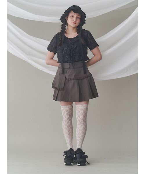 merry jenny（メリージェニー）の「リボンスニーカー（スニーカー・レディース・アイボリー/ブラック・SMALL/MEDIUM/LARGE）」の12枚目の写真