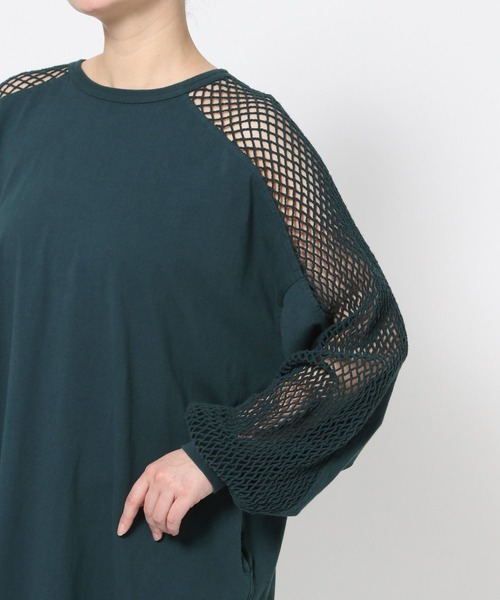 ⭐︎未使用タグ付き HAREソデメッシュカットワンピース HARE（ハレ）の「ソデメッシュカットワンピース(HARE