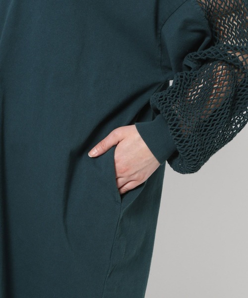 ⭐︎未使用タグ付き HAREソデメッシュカットワンピース HARE（ハレ）の「ソデメッシュカットワンピース(HARE