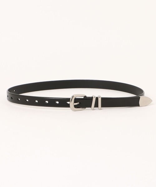 【美品】LEFIJE レフィエ　レザーベルト　ブラック　ゴールド　80 LEFIJE｜レフィエのベルト（ベルト）通販｜ELLE SHOP (エル