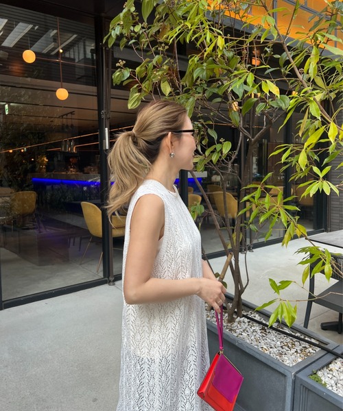 StyleSea(スタイルシー)の「総レーススリットワンピース(ワンピース・レディース・アイボリー/ブラック・FREE)」の13枚目の写真