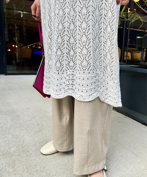 StyleSea(スタイルシー)の「総レーススリットワンピース(ワンピース・レディース・アイボリー/ブラック・FREE)」の8枚目の写真