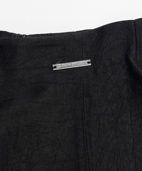 PRANK PROJECT（プランクプロジェクト）の「レイヤードサテンボリュームパンツ / Layered Satin Volume Pants（その他パンツ・レディース・アイボリー/ブラック/ライトイエロー・36/38）」の9枚目の写真