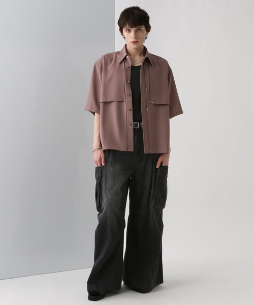 HARE カーゴパンツ バーガンディ HARE カーゴパンツ バーガンディ