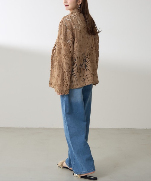 &. NOSTALGIA（アンドドットノスタルジア）の「【ZOZO限定】コードレースダブルジャケット（テーラードジャケット・レディース・ベージュ/アイボリー・M）」の20枚目の写真