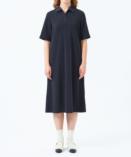 MACKINTOSH PHILOSOPHY(マッキントッシュ フィロソフィー)の「ジャージーポロワンピース(ワンピース・レディース・ダークネイビー/カーキ・38/36)」の5枚目の写真