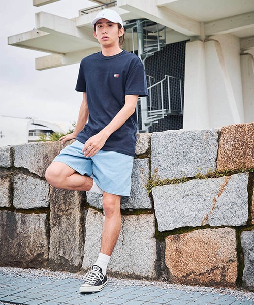 tommy jeans(トミー ジーンズ)の「ツイルルーズビーチショートパンツ(その他パンツ・メンズ・ブルー/グレー・LARGE/SMALL/MEDIUM)」の2枚目の写真