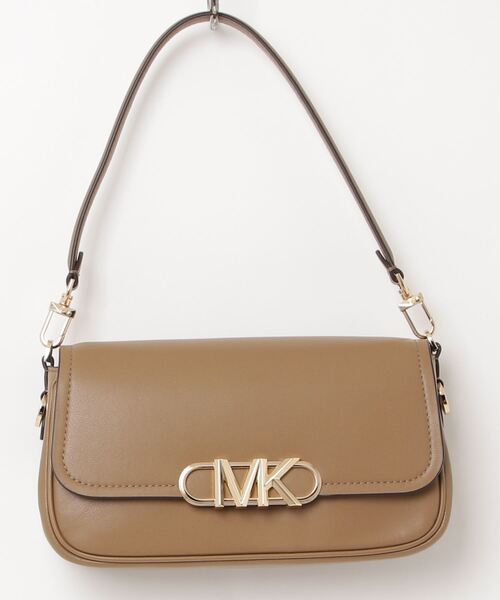 MICHAEL KORS(マイケルコース)の「MICHAEL KORS Parker Medium Shoulder Bag マイケルコース パーカー ミディアム レザーショルダーバッグ(ショルダーバッグ・レディース・ゴールド系その他/ブラック/ベージュ系その他・FREE)」の20枚目の写真