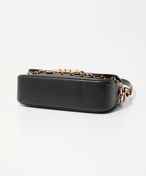 MICHAEL KORS(マイケルコース)の「MICHAEL KORS Parker Medium Shoulder Bag マイケルコース パーカー ミディアム レザーショルダーバッグ(ショルダーバッグ・レディース・ゴールド系その他/ブラック/ベージュ系その他・FREE)」の6枚目の写真