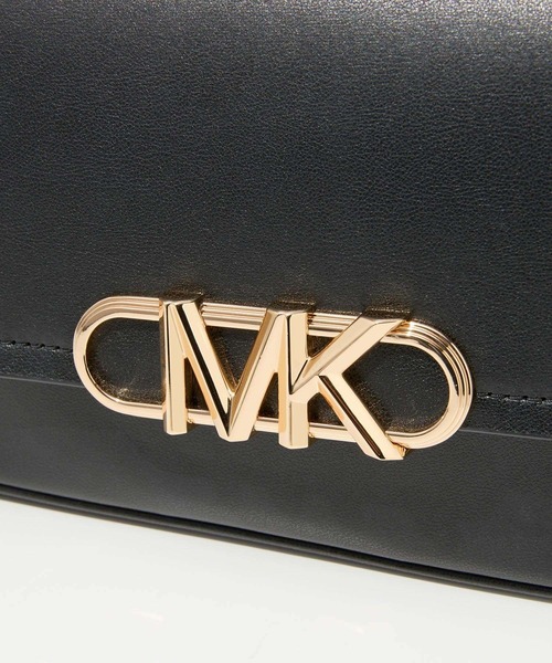 MICHAEL KORS(マイケルコース)の「MICHAEL KORS Parker Medium Shoulder Bag マイケルコース パーカー ミディアム レザーショルダーバッグ(ショルダーバッグ・レディース・ゴールド系その他/ブラック/ベージュ系その他・FREE)」の7枚目の写真