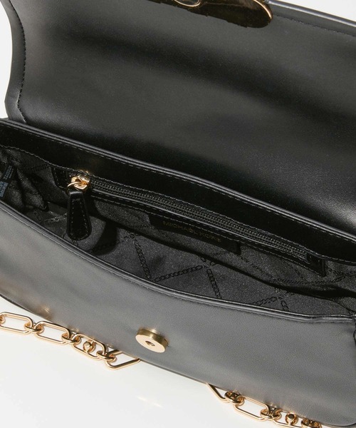 MICHAEL KORS(マイケルコース)の「MICHAEL KORS Parker Medium Shoulder Bag マイケルコース パーカー ミディアム レザーショルダーバッグ(ショルダーバッグ・レディース・ゴールド系その他/ブラック/ベージュ系その他・FREE)」の10枚目の写真