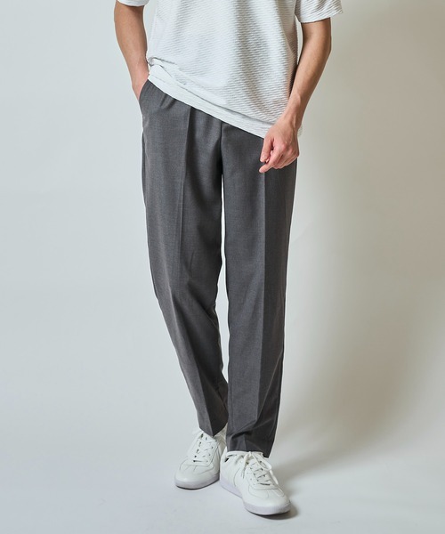 TETE HOMME(テットオム)の「イージースラックス(スラックス・メンズ・ダークネイビー/ダークベージュ/ブラック/ネイビー/チャコールグレー・マルチサイズ)」の3枚目の写真