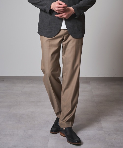 TETE HOMME(テットオム)の「イージースラックス(スラックス・メンズ・ダークネイビー/ダークベージュ/ブラック/ネイビー/チャコールグレー・マルチサイズ)」の4枚目の写真