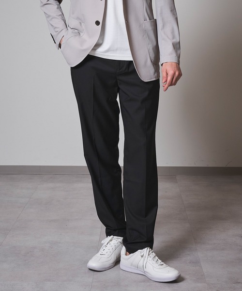TETE HOMME(テットオム)の「イージースラックス(スラックス・メンズ・ダークネイビー/ダークベージュ/ブラック/ネイビー/チャコールグレー・マルチサイズ)」の2枚目の写真