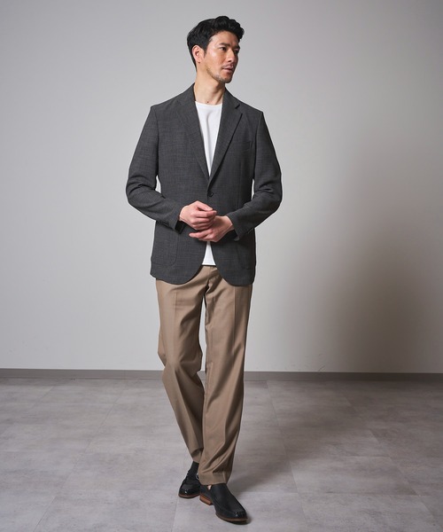 TETE HOMME(テットオム)の「イージースラックス(スラックス・メンズ・ダークネイビー/ダークベージュ/ブラック/ネイビー/チャコールグレー・マルチサイズ)」の16枚目の写真