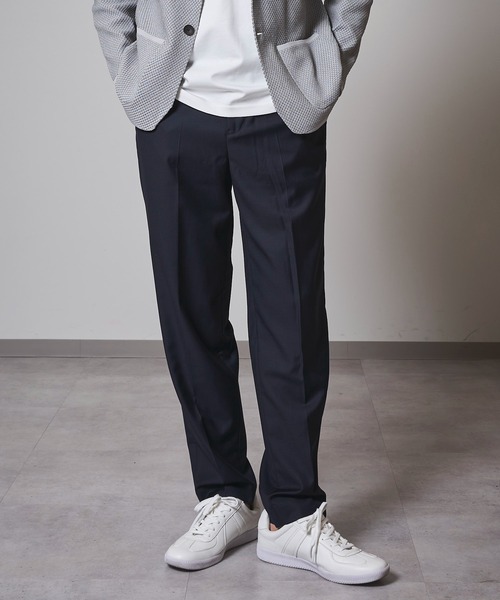 TETE HOMME(テットオム)の「イージースラックス(スラックス・メンズ・ダークネイビー/ダークベージュ/ブラック/ネイビー/チャコールグレー・マルチサイズ)」の14枚目の写真
