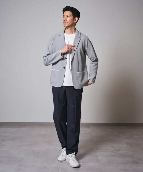 TETE HOMME(テットオム)の「イージースラックス(スラックス・メンズ・ダークネイビー/ダークベージュ/ブラック/ネイビー/チャコールグレー・マルチサイズ)」の17枚目の写真