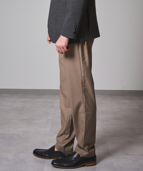 TETE HOMME(テットオム)の「イージースラックス(スラックス・メンズ・ダークネイビー/ダークベージュ/ブラック/ネイビー/チャコールグレー・マルチサイズ)」の18枚目の写真