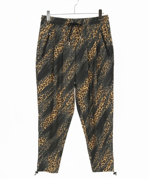 GLIMCLAP（グリムクラップ）の「mp13553- Leopard & handwriting pattern easy pants イージーパンツ（その他パンツ・メンズ・キャメル・S/M/L）」の11枚目の写真