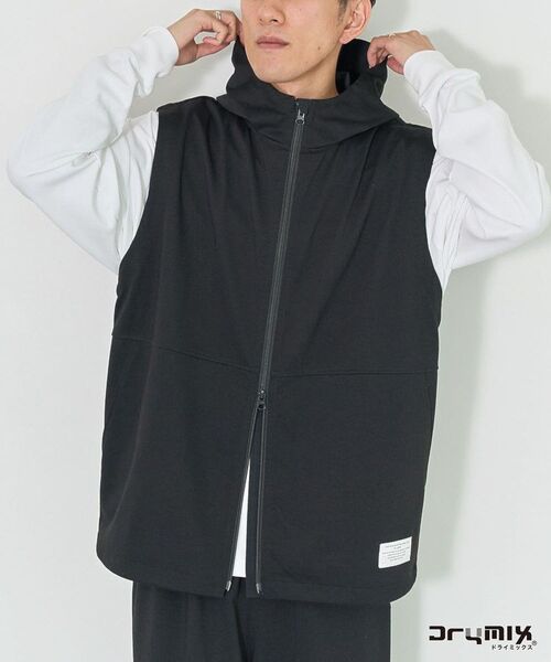 CRAFT STANDARD BOUTIQUE（クラフトスタンダードブティック）の「UVカット/速乾 DRY-MIXベスト（ベスト・メンズ・ブラック/グレイッシュベージュ/ネイビー・M/L/XL）」の2枚目の写真