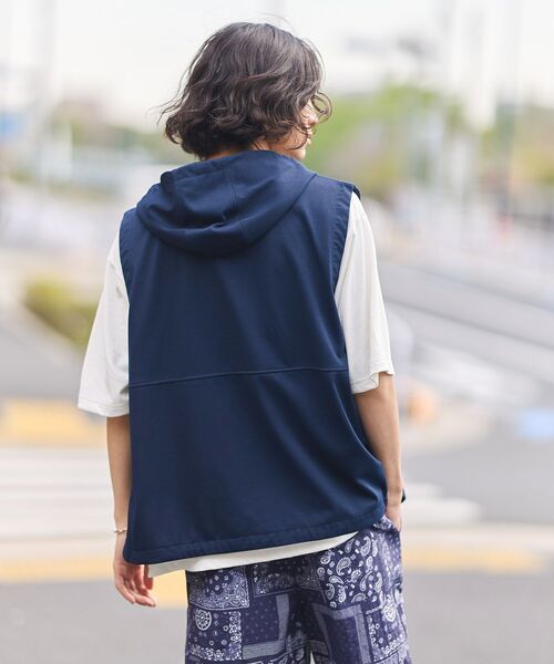 CRAFT STANDARD BOUTIQUE（クラフトスタンダードブティック）の「UVカット/速乾 DRY-MIXベスト（ベスト・メンズ・ブラック/グレイッシュベージュ/ネイビー・M/L/XL）」の7枚目の写真