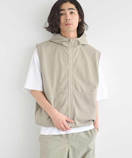 CRAFT STANDARD BOUTIQUE（クラフトスタンダードブティック）の「UVカット/速乾 DRY-MIXベスト（ベスト・メンズ・ブラック/グレイッシュベージュ/ネイビー・M/L/XL）」の12枚目の写真