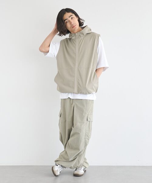 CRAFT STANDARD BOUTIQUE（クラフトスタンダードブティック）の「UVカット/速乾 DRY-MIXベスト（ベスト・メンズ・ブラック/グレイッシュベージュ/ネイビー・M/L/XL）」の16枚目の写真