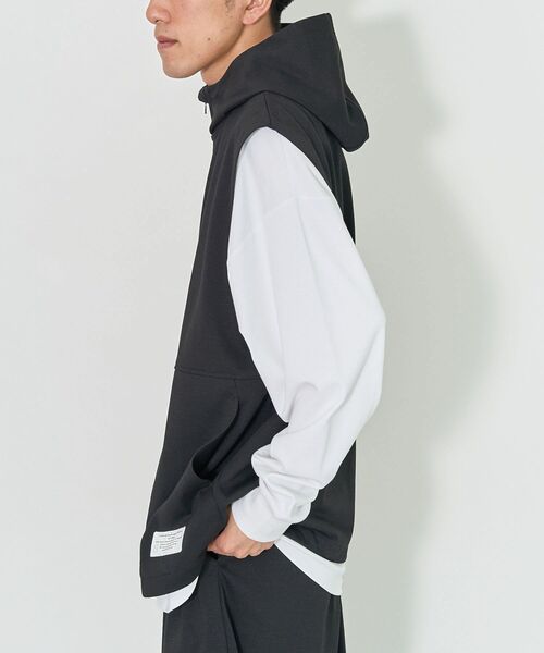 CRAFT STANDARD BOUTIQUE（クラフトスタンダードブティック）の「UVカット/速乾 DRY-MIXベスト（ベスト・メンズ・ブラック/グレイッシュベージュ/ネイビー・M/L/XL）」の20枚目の写真